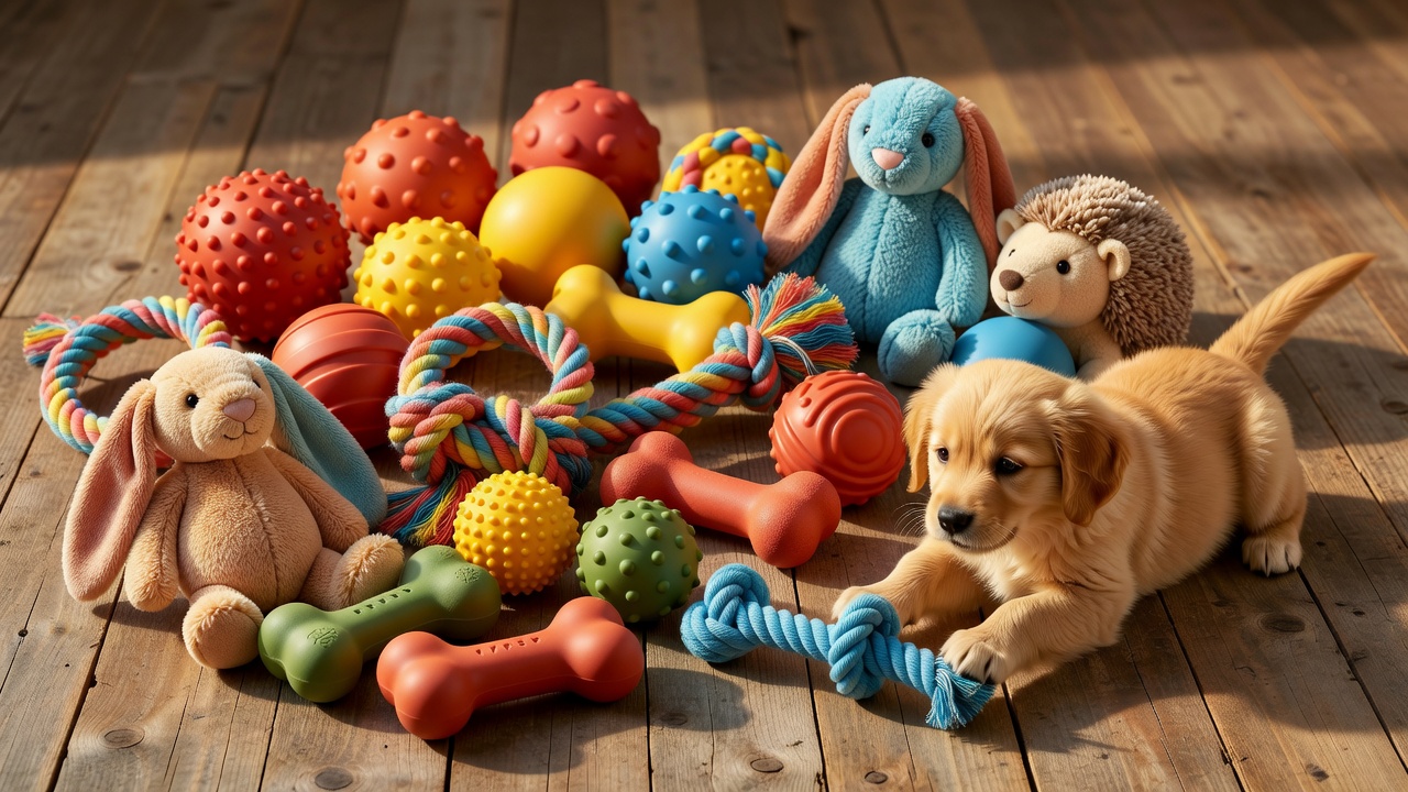 Juguetes interactivos para perros